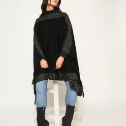 Women Poncho with Tassels-image-45