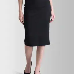 Pencil Skirt with Elasticated Waist-image-41
