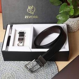 Men Genuine Leather Belt Set-picture-17