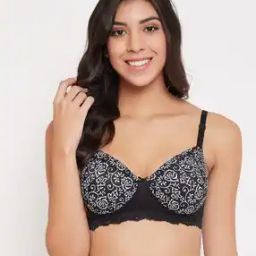Floral T-shirt Bra-image-51