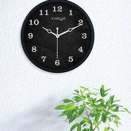 Round Shape Plastic Wall Clock-5