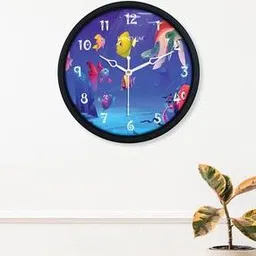 Round Shape Plastic Wall Clock-picture-34