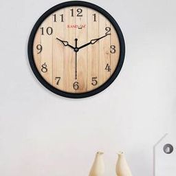 Round Shape Plastic Wall Clock-14