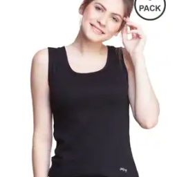 Pack of 3 Solid Round Neck Camisoles-image-77