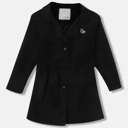 elle kids Girls Coat with Waist Tie-Up-picture-35