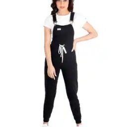 Sleeveless Dungaree with Tie-Up Detail-picture-16