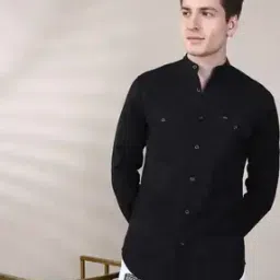 Shirt with Buttoned Flap Pockets-image-0