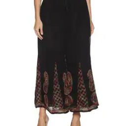 Women Embroidered Palazzos with Drawstring Waist-picture-6