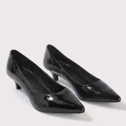 Pointed-Toe Pumps with Kitten Heels-19
