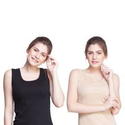 Pack of 2 Square-Neck Camisoles-image-80
