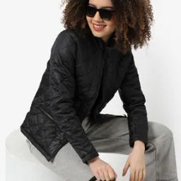 Quilted Zip-Front Jacket-image-23