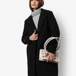 campus sutra Botton-Down Coat with Notched Lapel-picture-4
