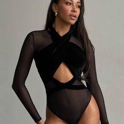 lulu & sky Women Full Length Sleeve Bodysuit-picture-39