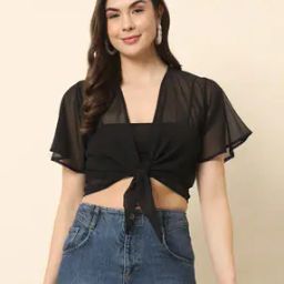 Women Regular Fit Shrug-image-78