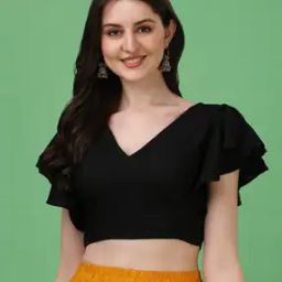 Women Back Open Blouse-image-55