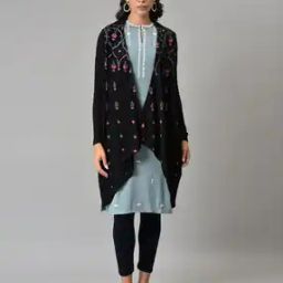 Women Floral Pattern Relaxed Fit Shrug-35