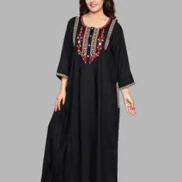 Women Embroidery Nighti-image-10
