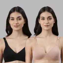 Pack of 2 Bras with Adjustable Straps-image-0