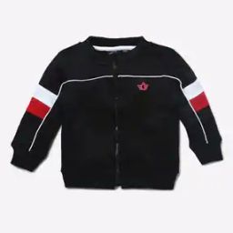 Zip-Front Jacket with Contrast Piping-image-42