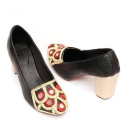 Chunky Heels with Mirror Work-picture-36
