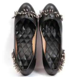Chunky Heels with Ghungaroo Details-picture-4