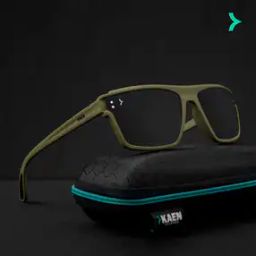 Men UV-Protected Full-Rim Wayfarers- KASKnoxC2-27