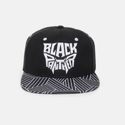 Men Black Panther Print Baseball Cap-image-12