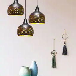 Metal Cluster Lamp with Chandelier-32