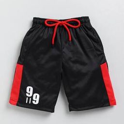 Colour-block Flat Front Short-image-2