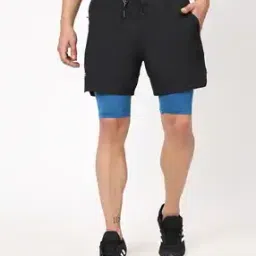 Solid Regular Fit Shorts-image-91