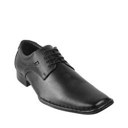 Textured Lace-Up Derby Shoes-image-7