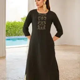 soch Women Embellished Straight Kurta-picture-14