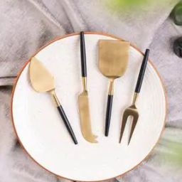 Radiant Handle with Heads Cheese Knives Set-11