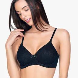 Padded Non-Wired Full Coverage Lace Essentials T-Shirt Bra  - BRA24302-image-32
