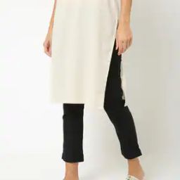 Mid-Rise Ankle-Length Flat-Front Pants-image-2