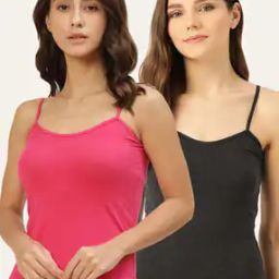 Pack of 2 Camisoles with Adjustable Straps-38