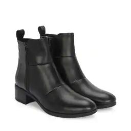 Women Ankle-Length Boots with Zip-Closure-image-16