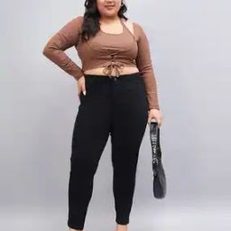 Women Relaxed Fit Jeans with Flap Pockets-image-78