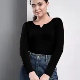 Women Top with Round Neck-image-19