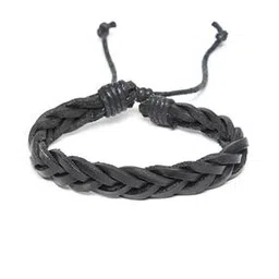 fabula BFQ11_AJR4 Braided Leather Wrap Bracelet-picture-3