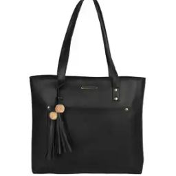 Tote Bag with Leather Tassels-image-74