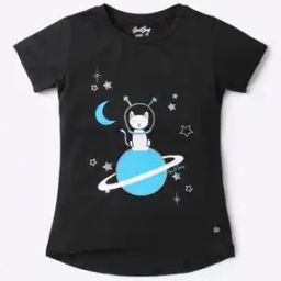 Printed Round-Neck T-shirt-image-90