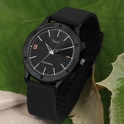 LD-BK072-BLACK Analogue Watch with Silicone Strap-image-47