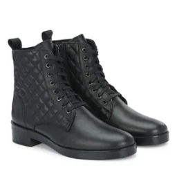 Women Ankle-Length Boots with Zip-Closure-image-7