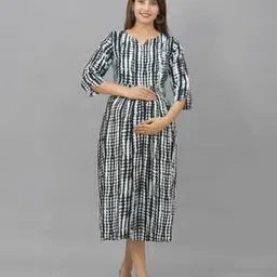 Tie & Dye Dress with Vertical Feeding Zip-image-9