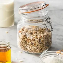 Borosilicate Glass Transparent Storage Jar with Shaker Lid-37