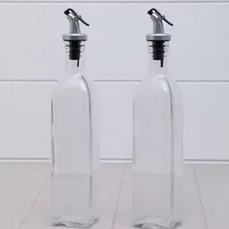 home centre Set of 2 Glass Oil Bottles-picture-10