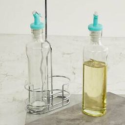 Set of 3 Glass Dispensers with Stand-25