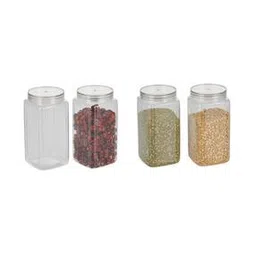 Set of 4 Kitchen Container Jars with Lid-picture-22