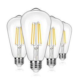 Set of 4 4-Watts E27 LED Amber Bulbs-image-82